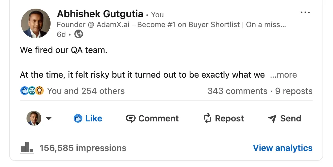 Why We Fired Our QA Team — And It Saved Our Product